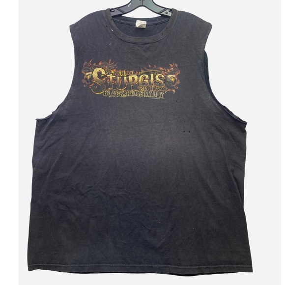 Sturgis Shirt Mens 2XL Bike Ralley Motorcycle Grunge AOP Biker Streetwear - Picture 2 of 11